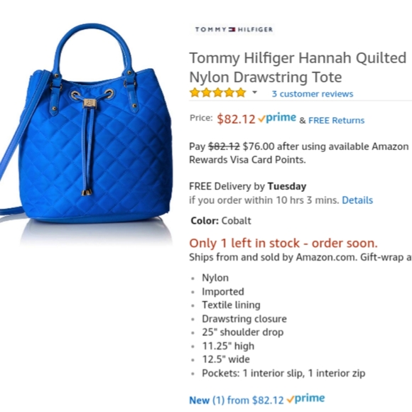 Tommy Hilfiger Bags Tommy Hilfiger Quilted Bag Poshmark